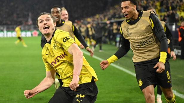 Marcel Sabitzer schießt Dortmund in das Semifinale gegen Paris SG